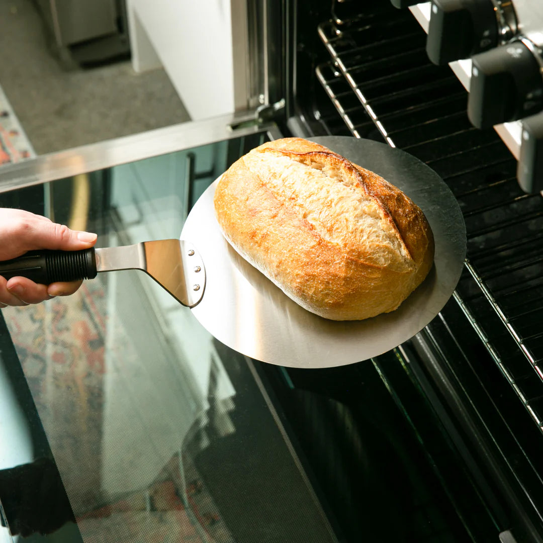 Large Round Oven Spatula – Stainless Steel – 10"dia.