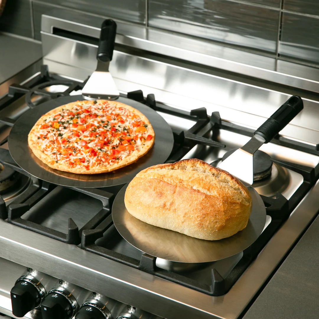 Large Round Oven Spatula – Stainless Steel – 10"dia.