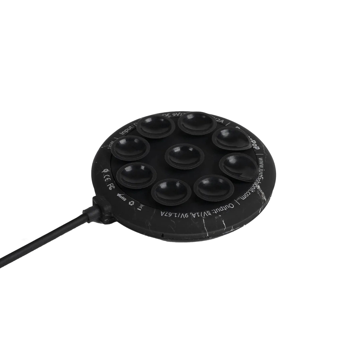 Fashionit PowerPop Smartphone Charger – Black Marble