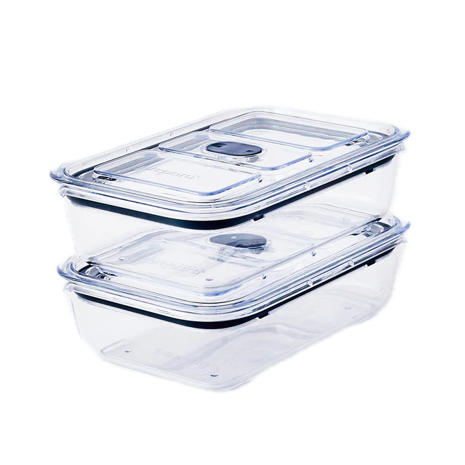 Prepara Latchlok Click Food Storage Container – 4.3 Cups – Set of 2