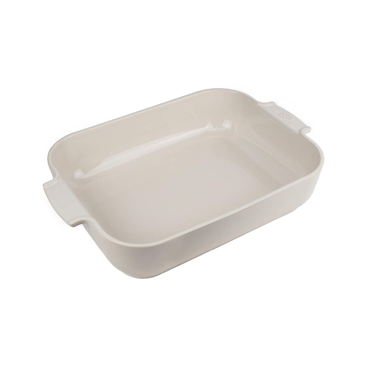 Peugeot Appolia Rectangular Ceramic Casserole Baking Dish – 10" – Ecru