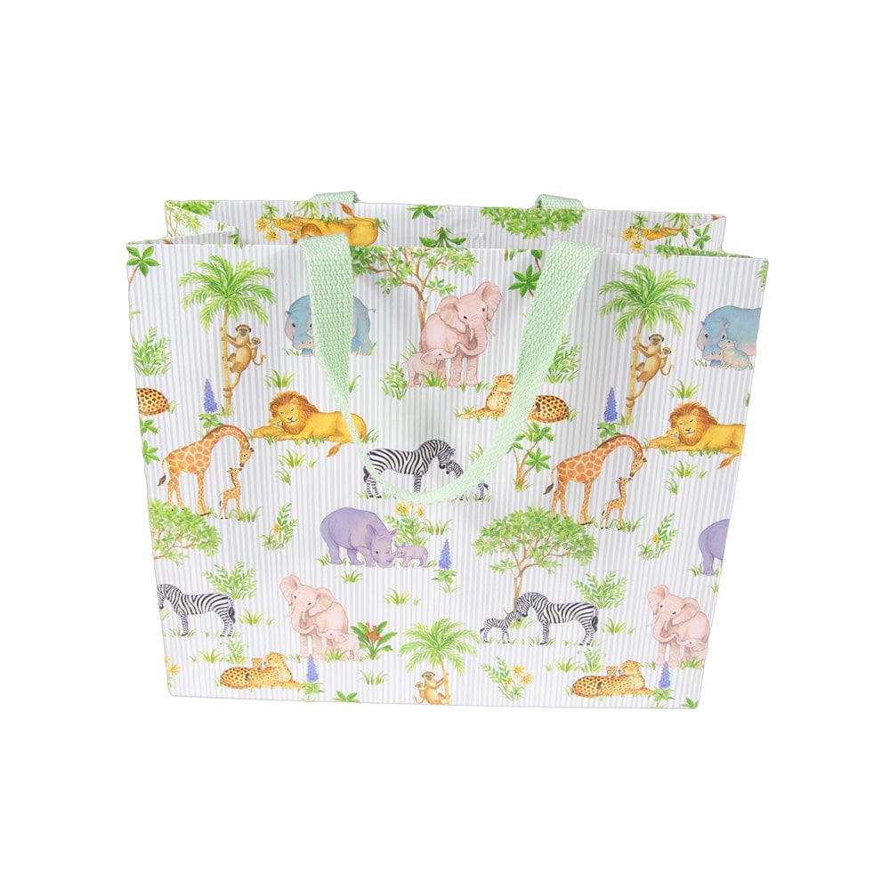 Caspari Safari Baby Large Gift Bag