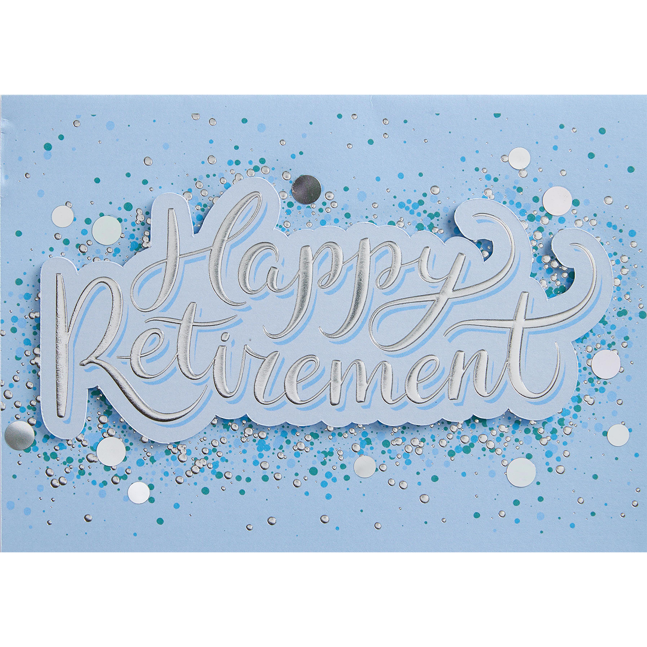 Design Design Handcrafted Card – Happy Retirement – 1 Card & 1 Envelope