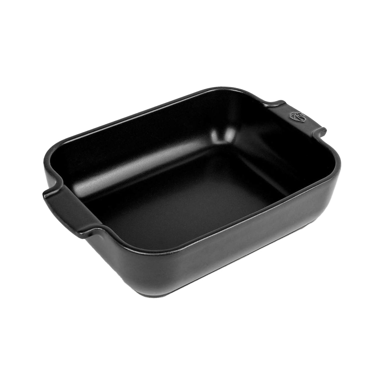 Peugeot Appolia Rectangular Ceramic Casserole Baking Dish – 10" – Satin Black