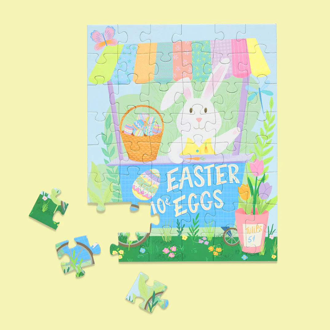Rompecabezas de 48 Piezas Carrito de Huevos de Pascua Werkshoppe Snax