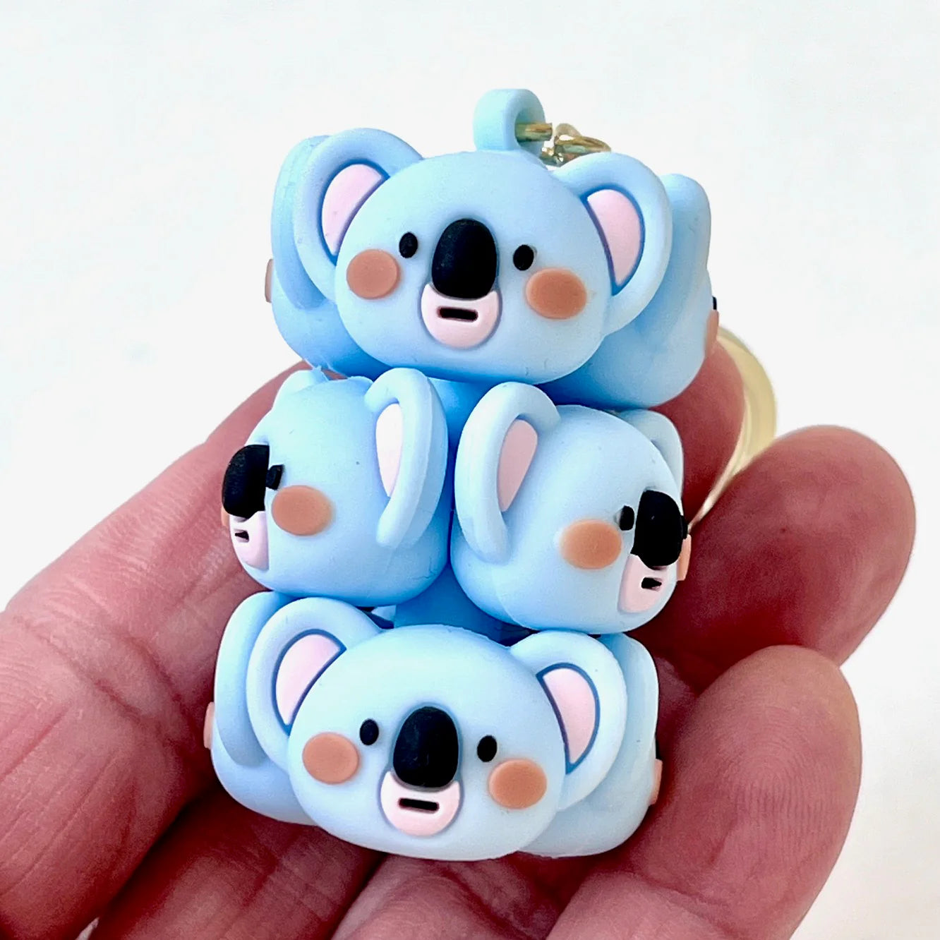 Silly Animals Koala Family Key Charm