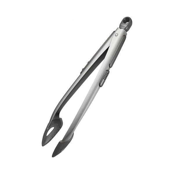 Zyliss Heat-Resistant Silicone Tipped Tongs – 13" x 2"
