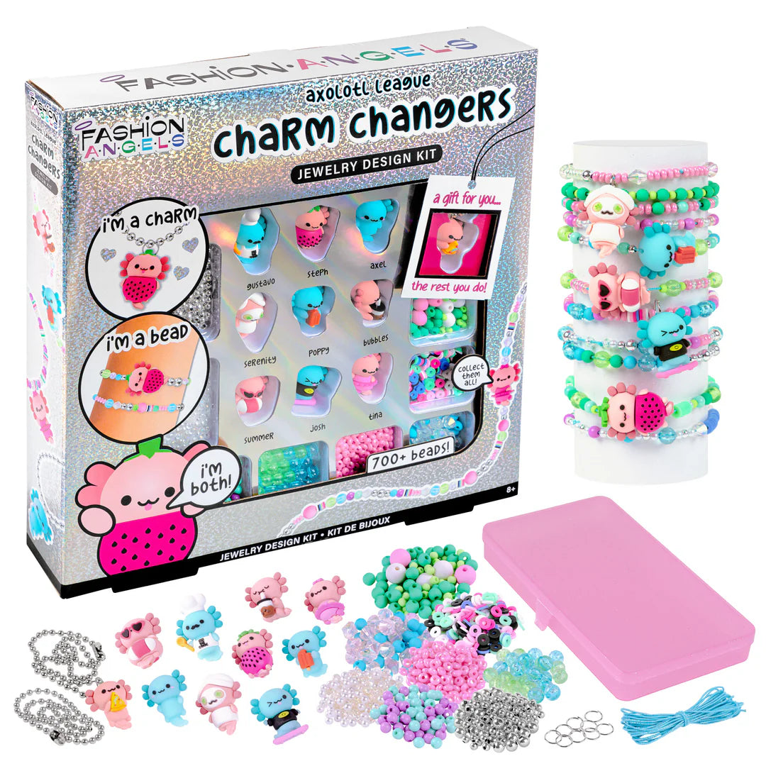 Axolotl League Charm Changers Jewelry Design Kit for Kids Ages 8+