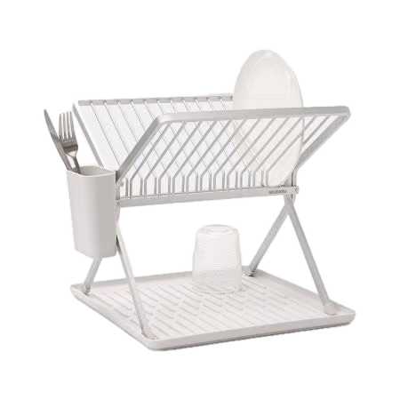 Brabantia Sinkside Foldable Dish Drying Rack – Light Grey