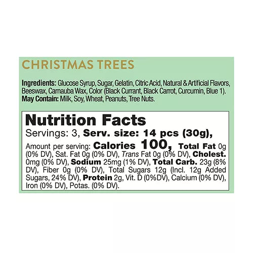 Sugarfina Santa's Christmas Trees Gummy Candy