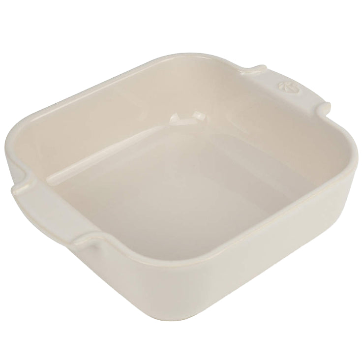 Peugeot Appolia Square Ceramic Casserole Baking Dish – 14" – Ecru