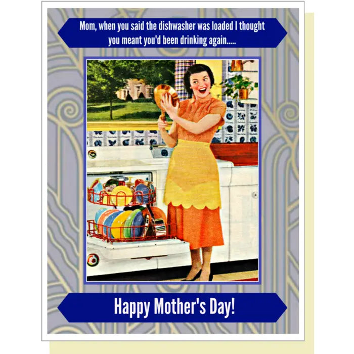 Umlaut Brooklyn Mother's Day Card – Dishwasher