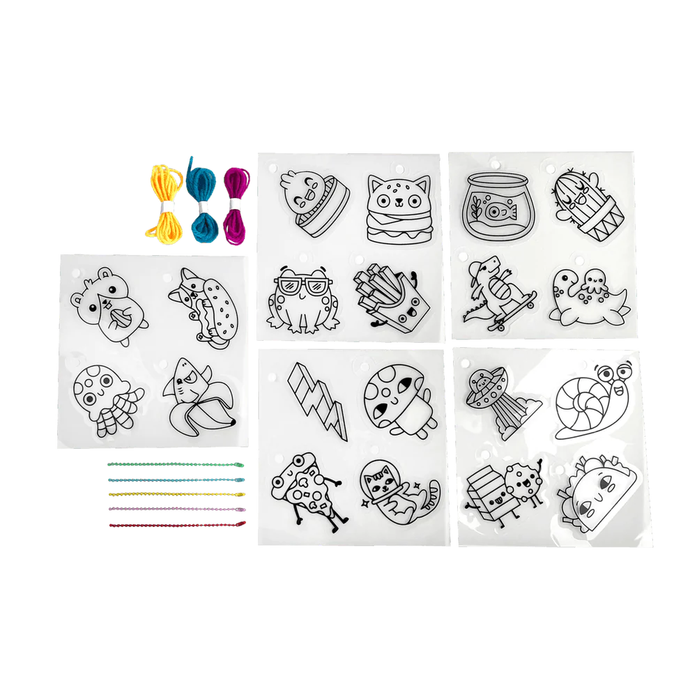 ¡Shrink-its! Kit de Arte Retráctil DIY - Amigos Divertidos