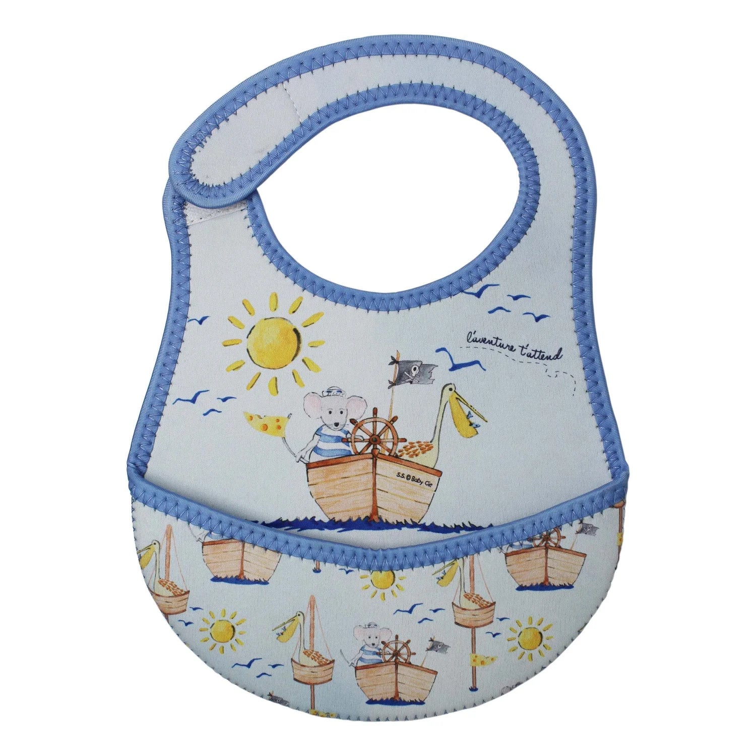 Baby Cie Adventure Awaits Neoprene Bib