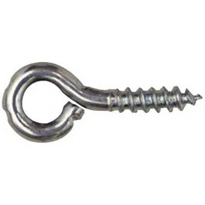 Zinc Plated Screw Eyes – 15/16" – Pack of 10