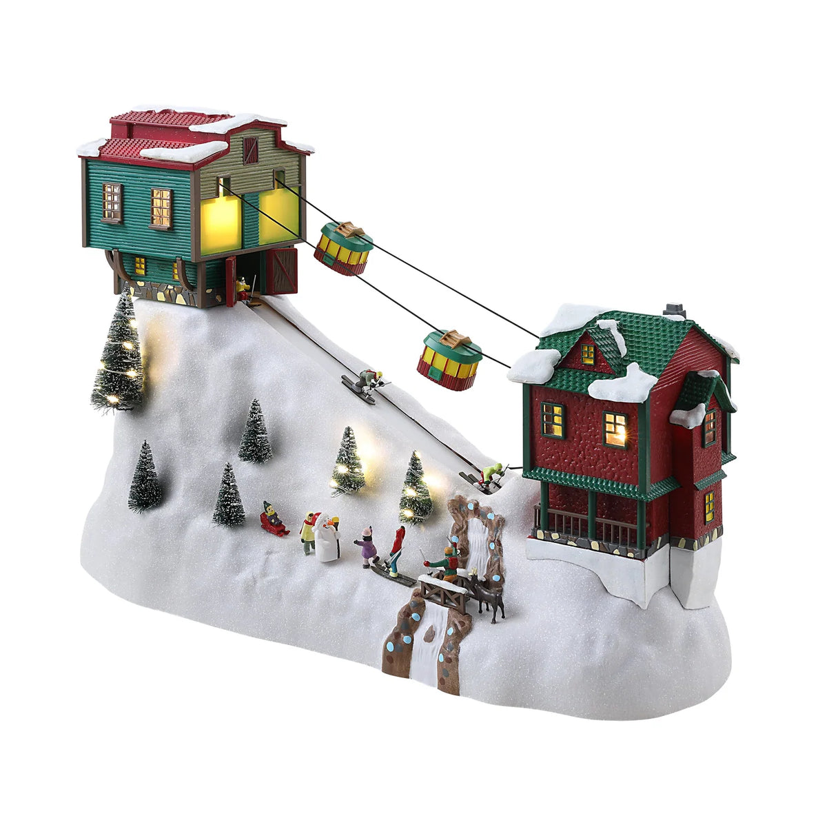 Mr. Christmas Winter Wonderland Cable Cars – 18"