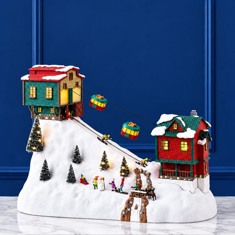 Mr. Christmas Winter Wonderland Cable Cars – 18"