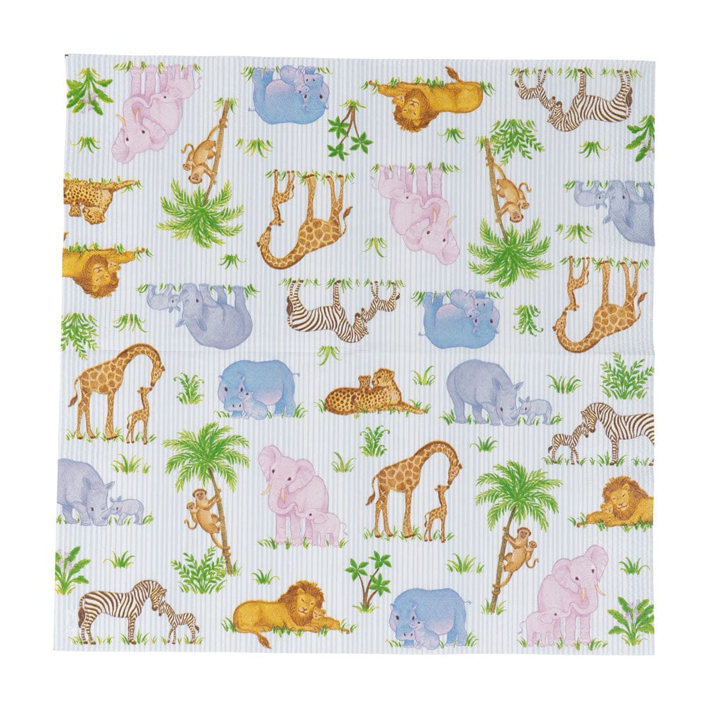 Caspari Paper Lunch Napkins - Safari Baby – 20pk
