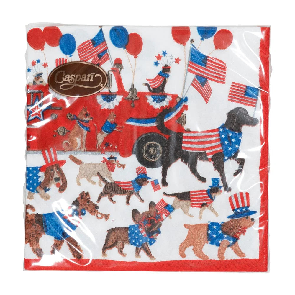 Caspari Paper Cocktail Napkins - Join The Parade – 20pk