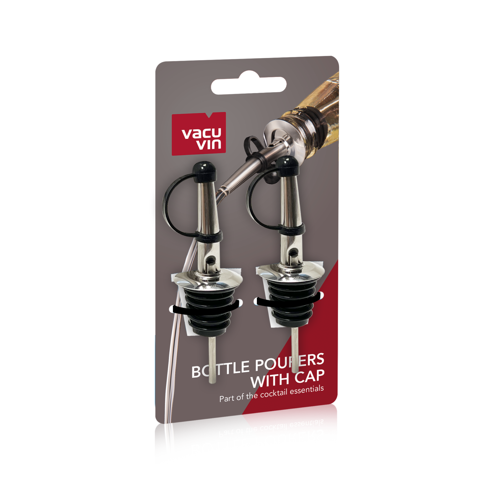 Vacu Vin Stainless Bottle Pourer – Set of 2