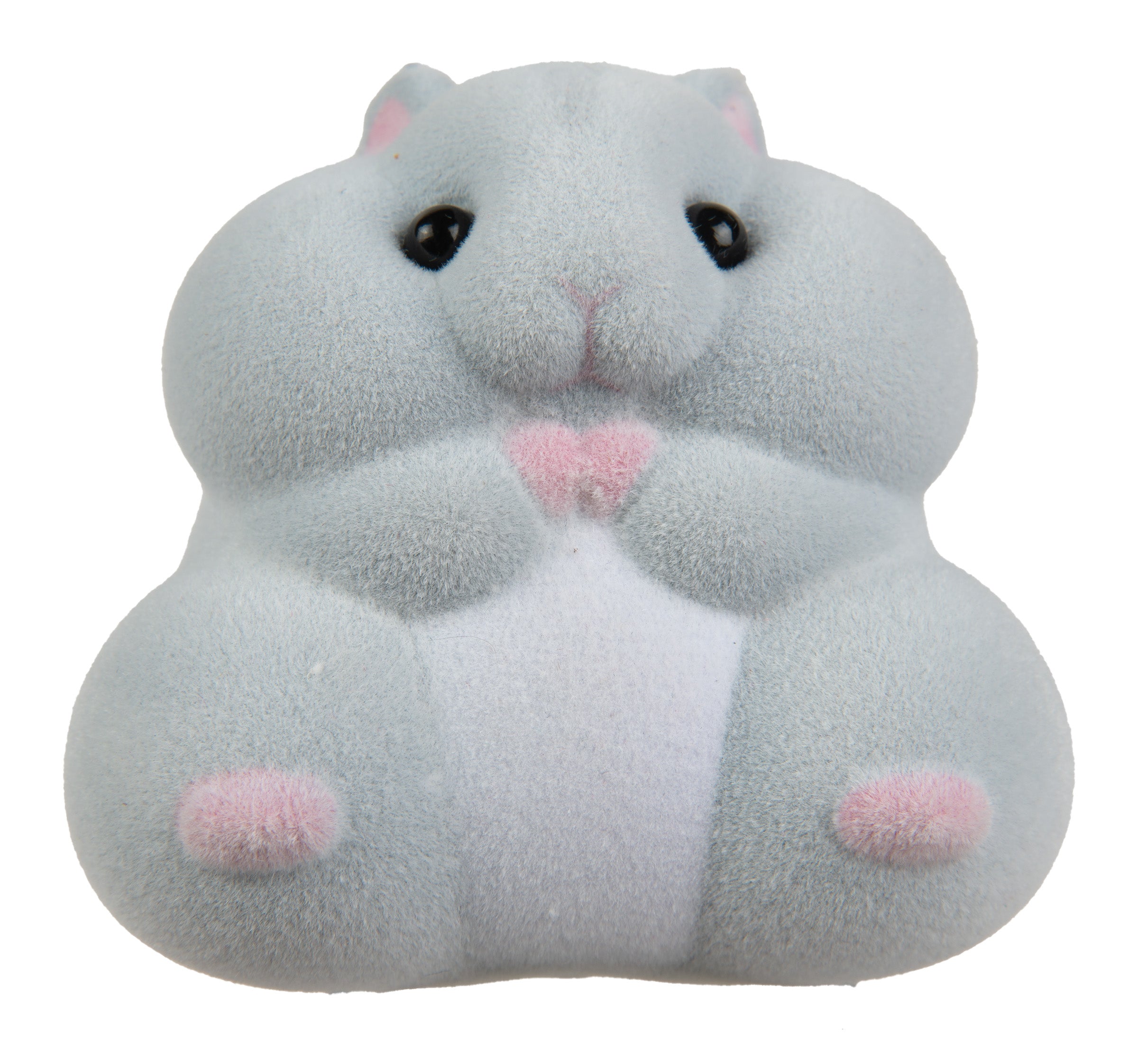Fuzzy Pudgiez Hamster Squishy Toy – Assorted Colors – Each Sold Separately
