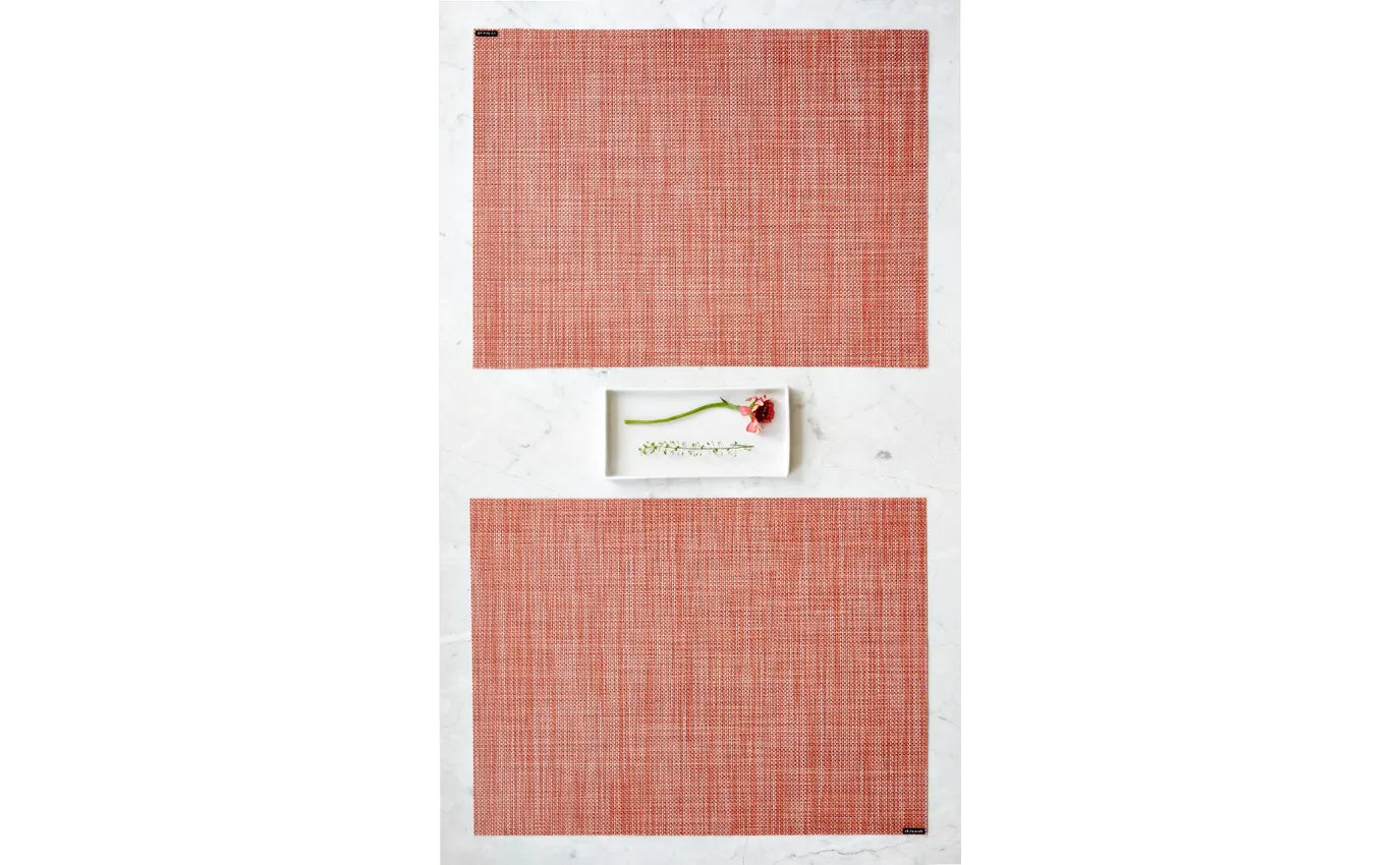 Chilewich Mini Basketweave Placemat – Clay