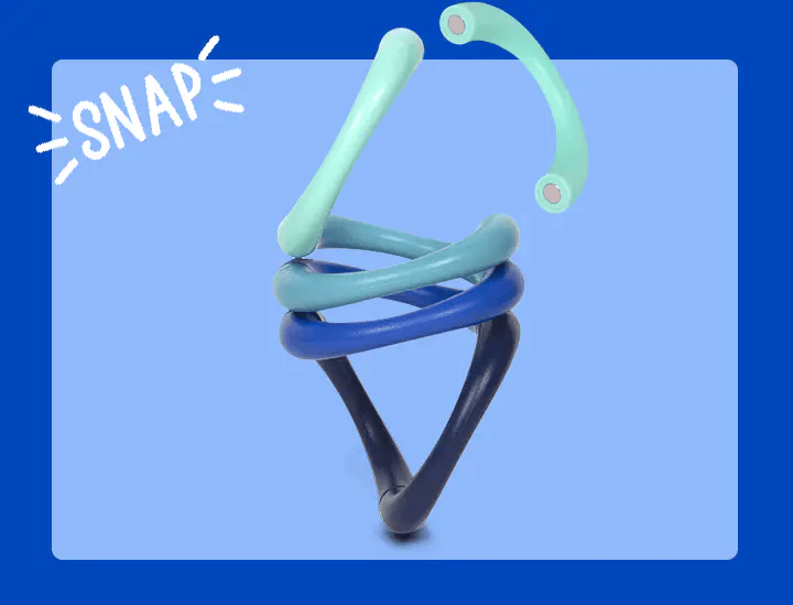 Speks Helix Magnetic Fidget Coil – Wave