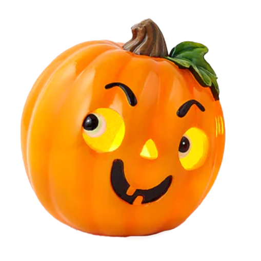 Funny Face Light Up Pumpkin – Assorted Each One Sold Separately