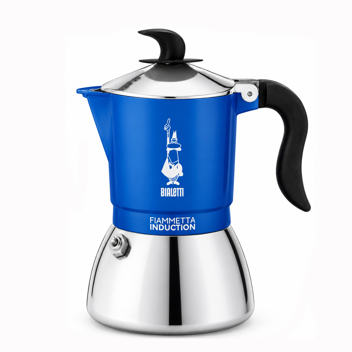 Bialetti Fiammetta Induction Coffee Maker – 2 Cups – Blue
