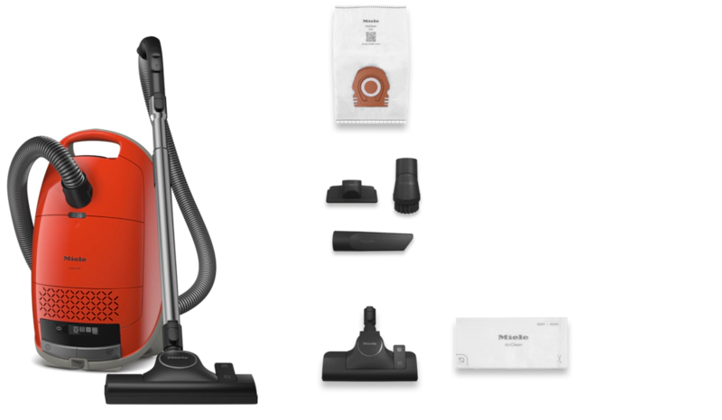 Miele Classic Guard M1 Canister Vacuum Cleaner - Terra Red