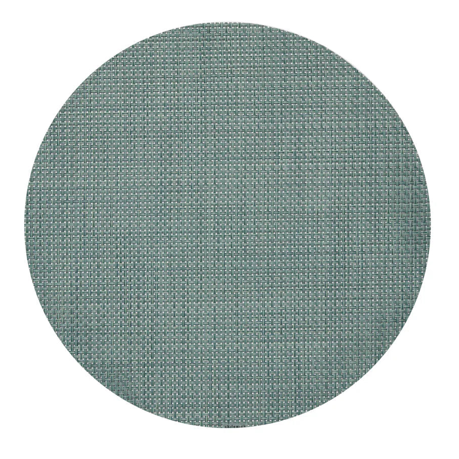 Chilewich Basketweave Round Placemat – Celadon