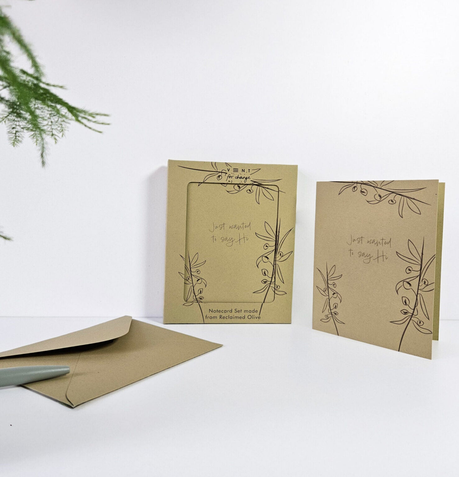 Notecards Made From Reclaimed Olives – Set of 10