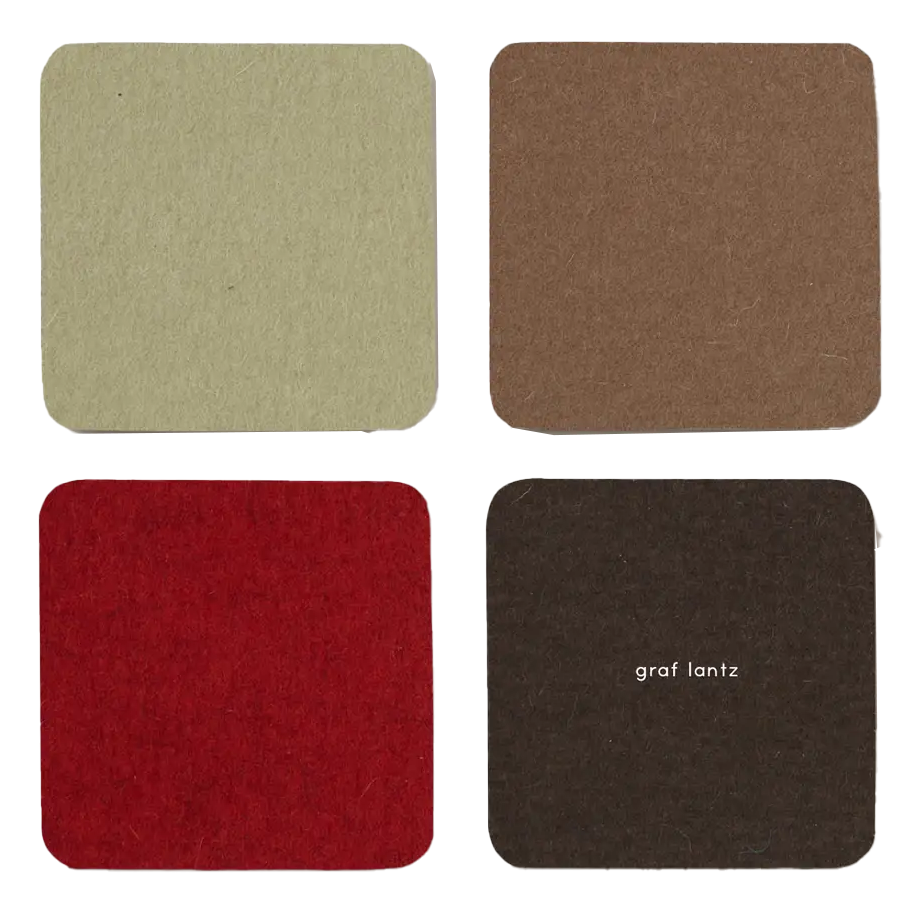 Graf Lantz Bierfilzl Square Felt Coaster – Bonfire – 4pk