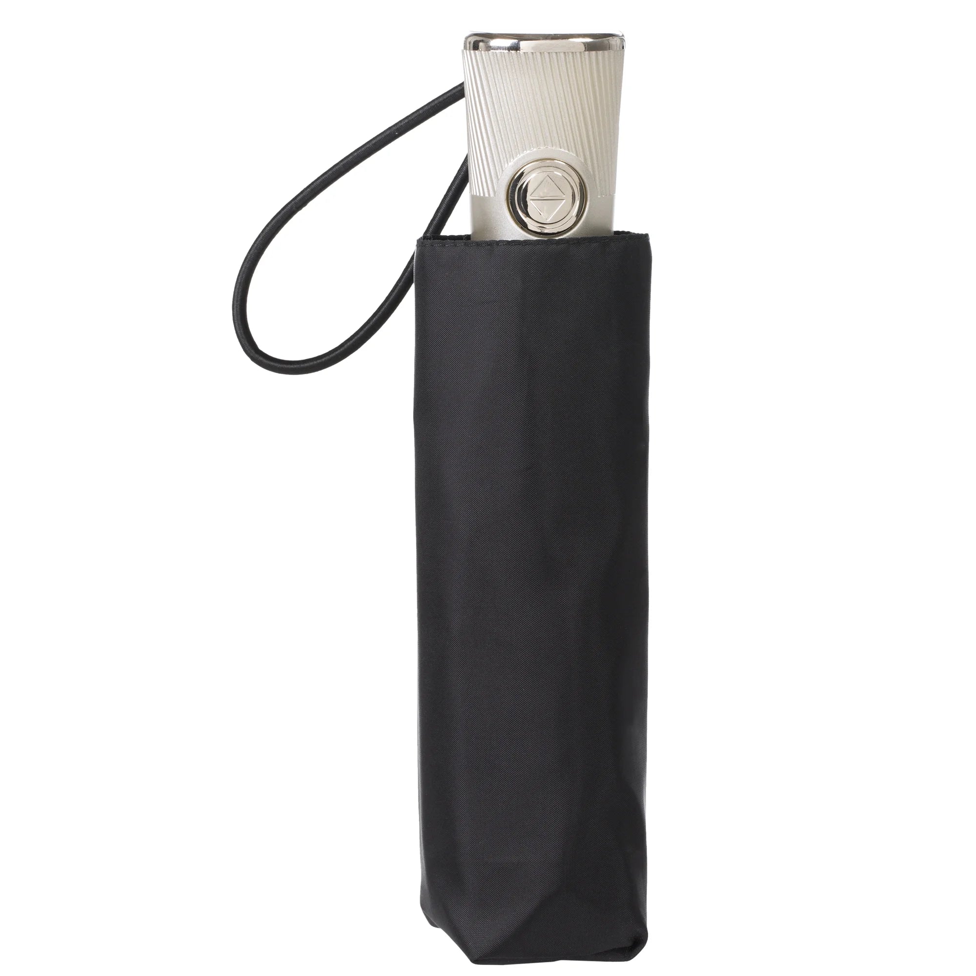 Totes Auto Open Close Umbrella with NeverWet – Black