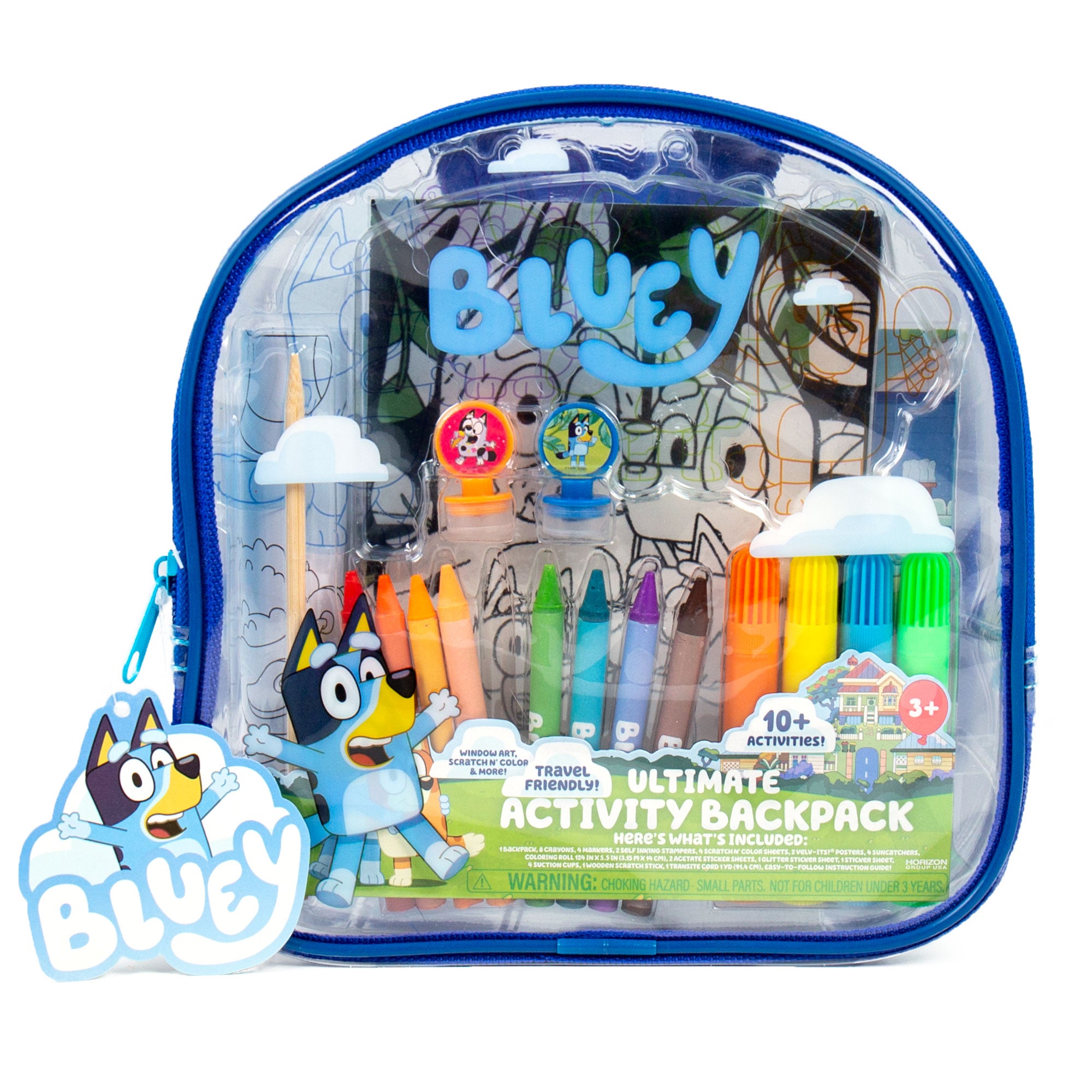 Bluey Ultimate Activity Backpack Includes 10+ Activities