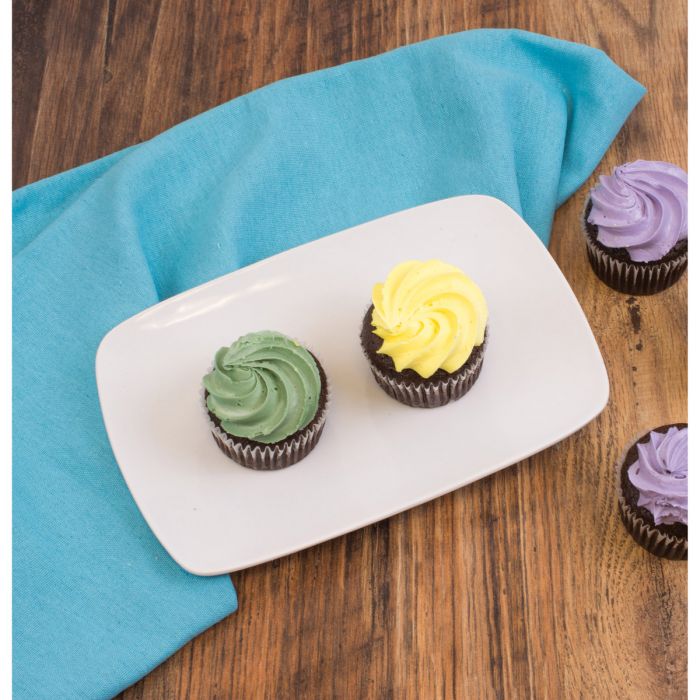 Porcelain Rectangular Platter – White – 10.25