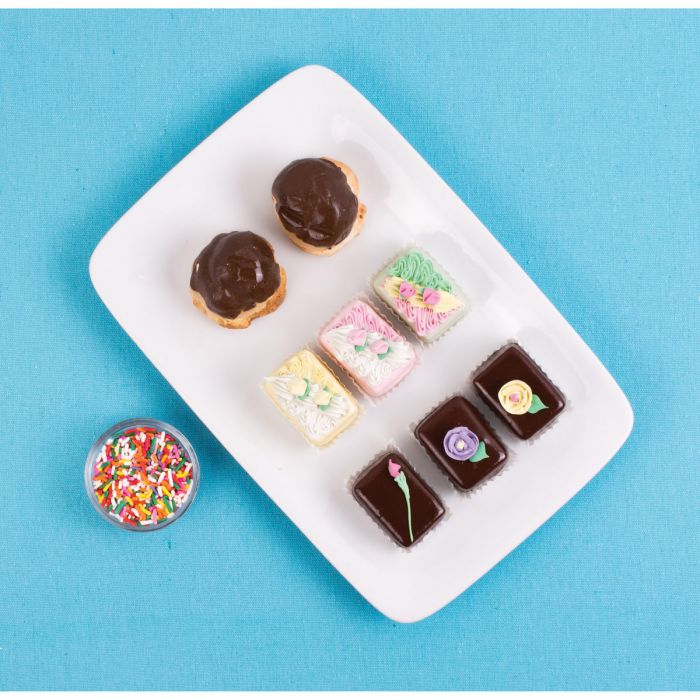 Porcelain Rectangular Platter – White – 10.25