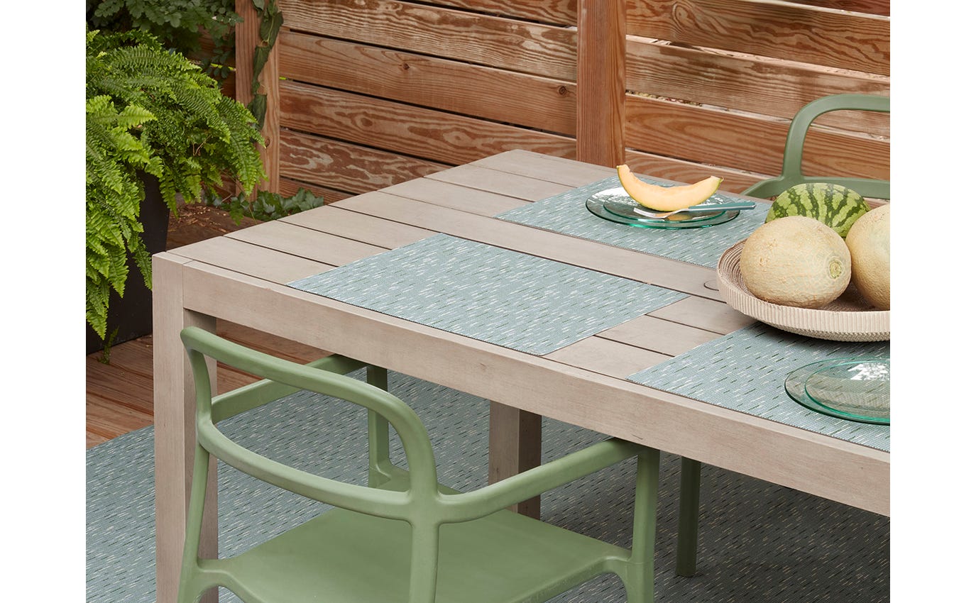 Chilewich Pepper Rectangle Placemat – Mint