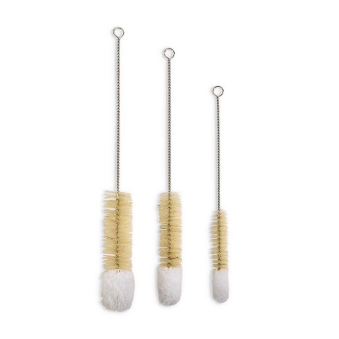 Soft-Tip Kitchen Cleaning Brushes – Set of 3