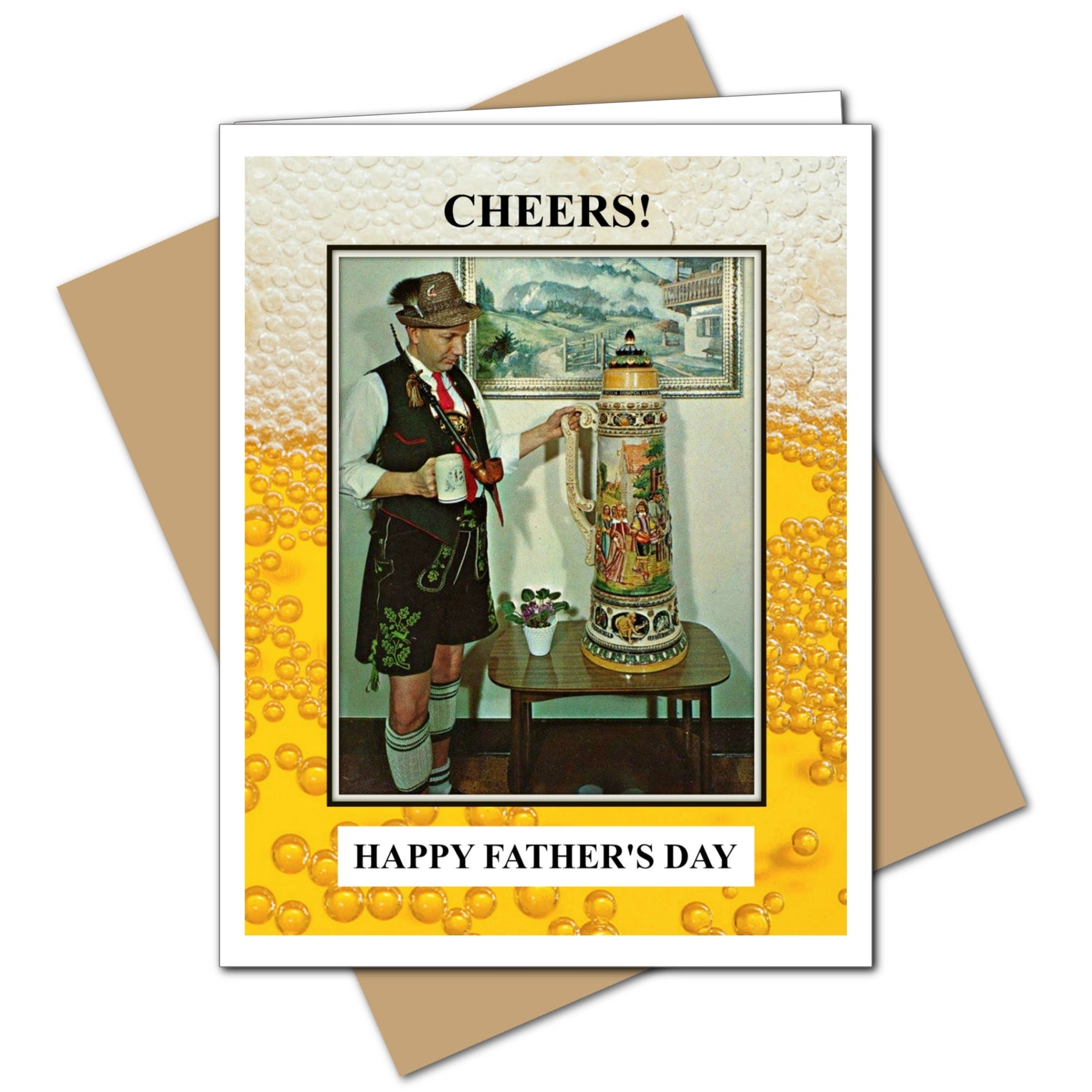 Umlaut Brooklyn Father's Day Card – Cheers!