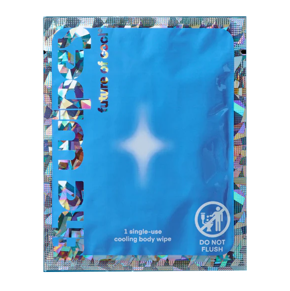 Future of Cool Menthol Body Wipe for On The Go Refresh