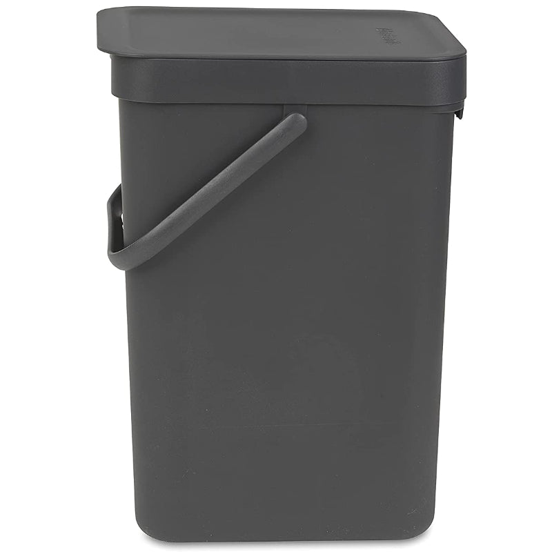 Brabantia Sort And Go Waste Bin – 6.6gal – 25L – Gray