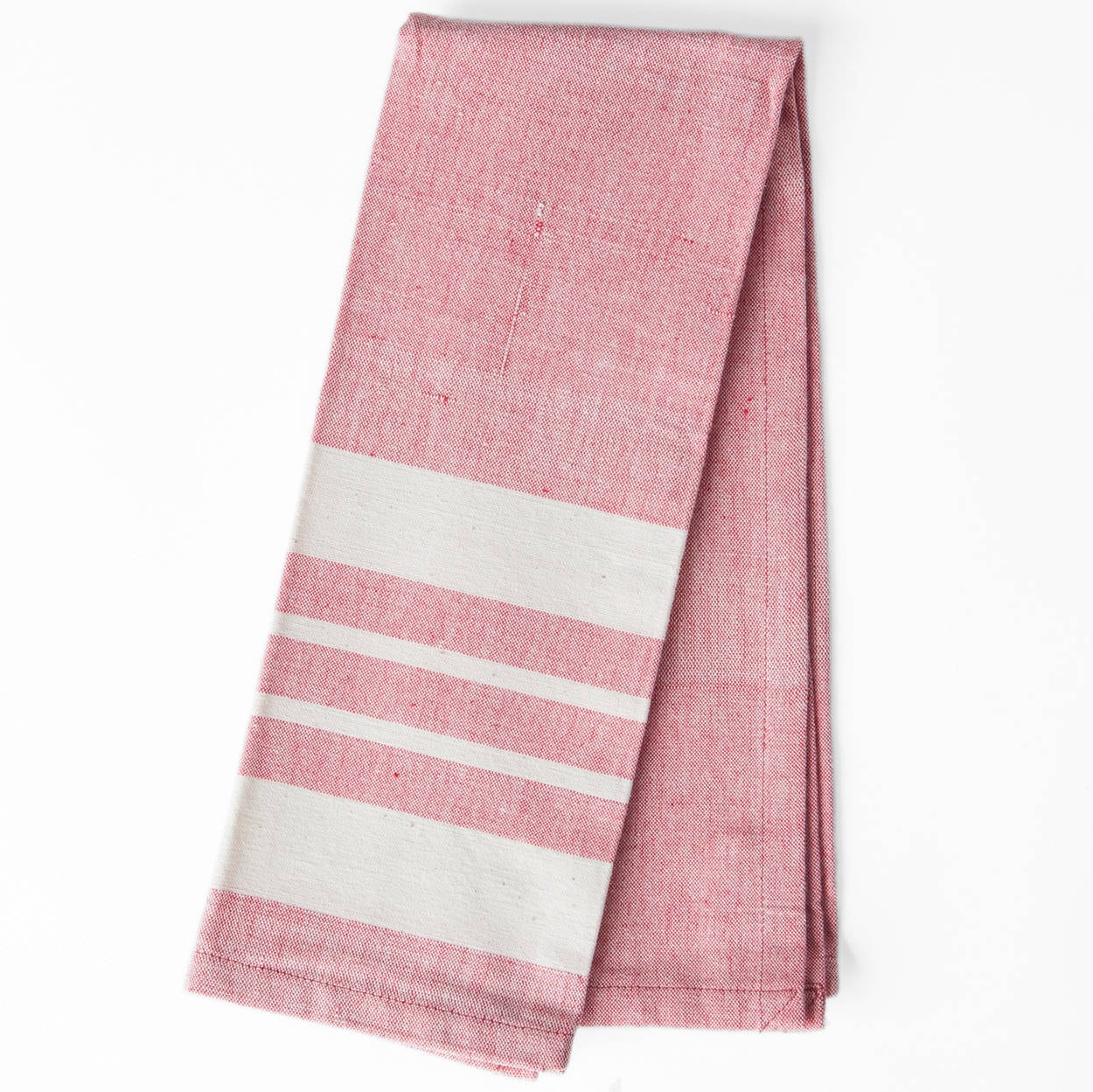 Sustainable Threads Cotton Handwoven Kitchen Towel – Tomato – 27" x 19"