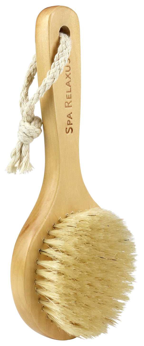 Soft Bristle Wood Handled Bath Body Brush