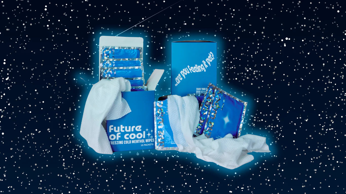 Future of Cool Menthol Body Wipe for On The Go Refresh