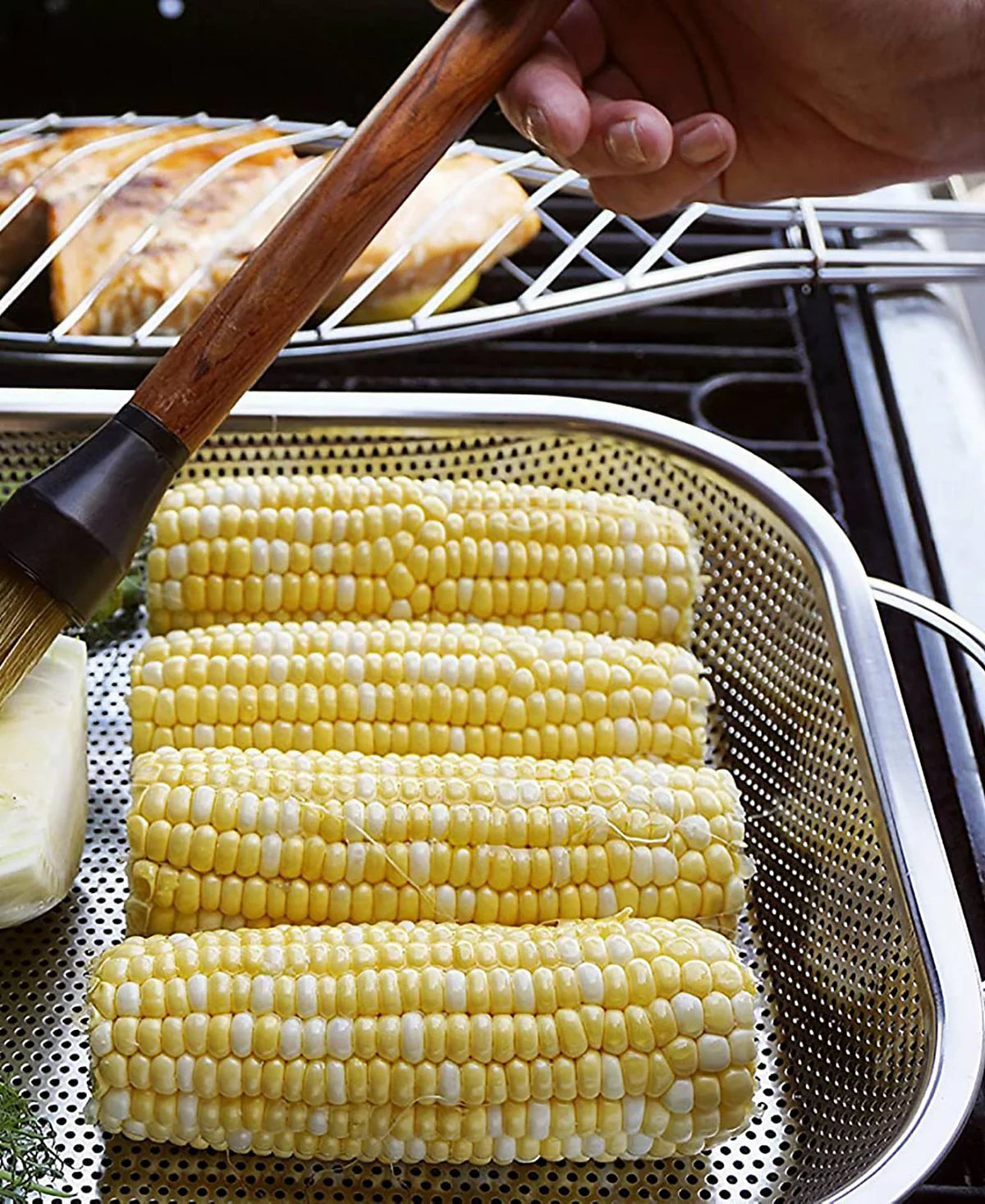 Precision Pierced Stainless Steel BBQ Roasting Pan – 17.5 x 11