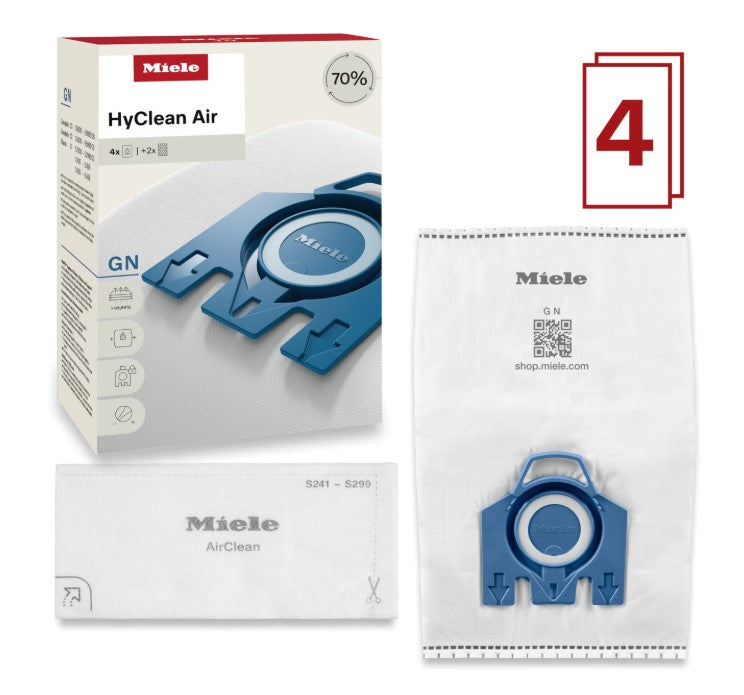 Miele GN HyClean Air Vacuum Bags – 4pk