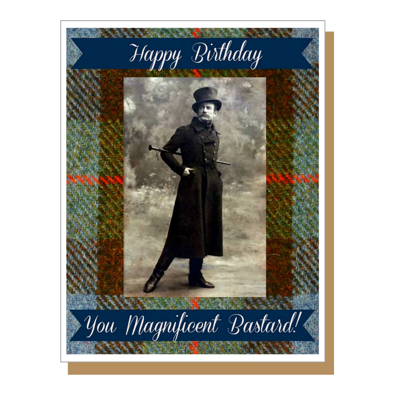 Umlaut Brooklyn Birthday Card – Magnificent Bastard!