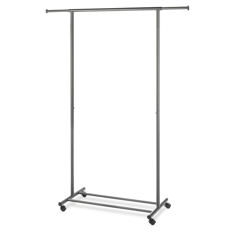 Adjustable Garment Rack With Wheels – Gunmetal