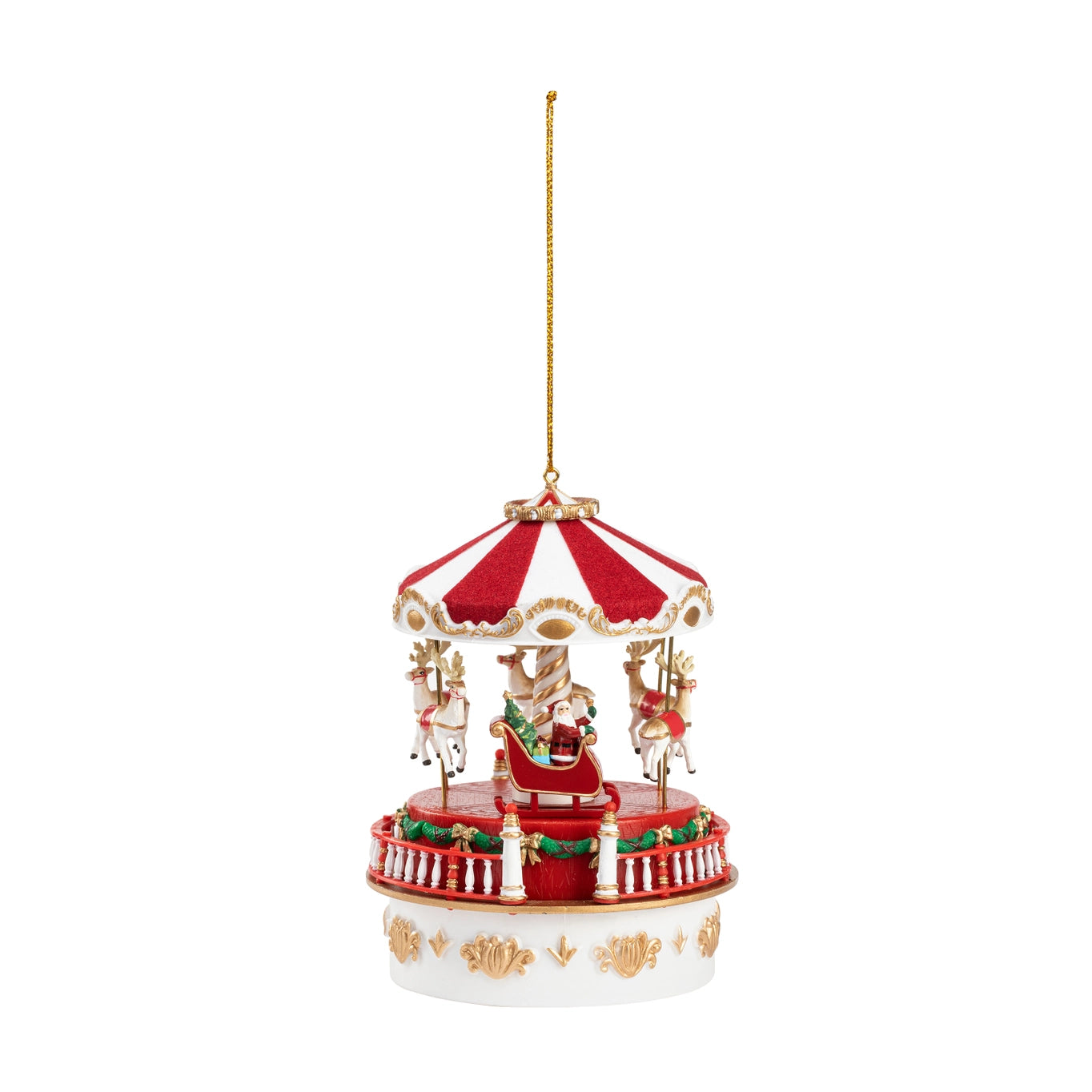 Mr. Christmas Mini Carnival Music Box – Carousel – 5.5 "